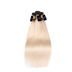 613 1B Straight Hair Extensions Bundles by Shari’s Hair Boutique – Premium 100% Virgin Hair, Rich 1B/613 Blonde Shade, Full 3oz Bundles for Stunning Length and Volume, Ideal for Sleek and Elegant Styles