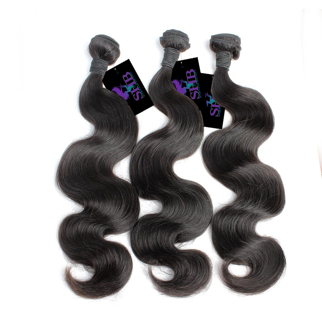 Body Wave Bundles Hair Extensions by Shari’s Hair Boutique – Premium 100% Virgin Hair, Luxurious Body Wave Texture for Stunning Volume and Natural Movement, Available in Multiple Lengths, Ideal for Effortless Styling and Seamless Blending