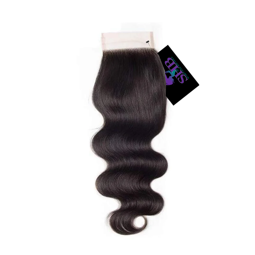 Body Wave Closures by Shari’s Hair Boutique – Available in 4x4, 5x5, 6x6, and 7x7 Inch Sizes, HD Transparent Lace for a Natural Look, Premium 100% Virgin Hair, Soft and Flowing Body Wave Texture for Effortless Styling