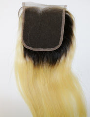 1B/613 Blonde Straight Closures - Shari's Hair Boutique